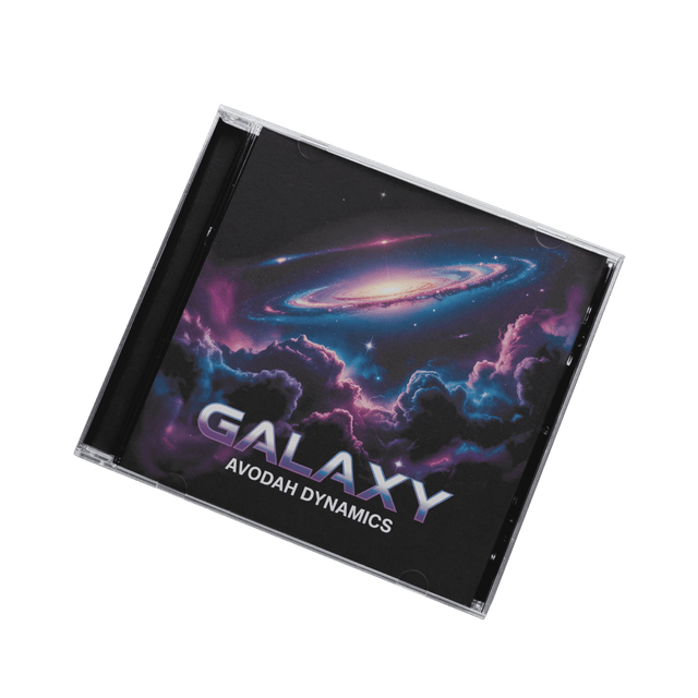 GALAXY CD and Digital Bundle cover art, featuring atmospheric, galactic design for Christian focus music and cinematic worship.