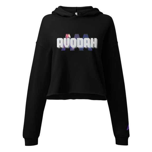 Galaxy Crop Hoodie – Limitless Style, Faith - Fueled Statement - Avodah Dynamics