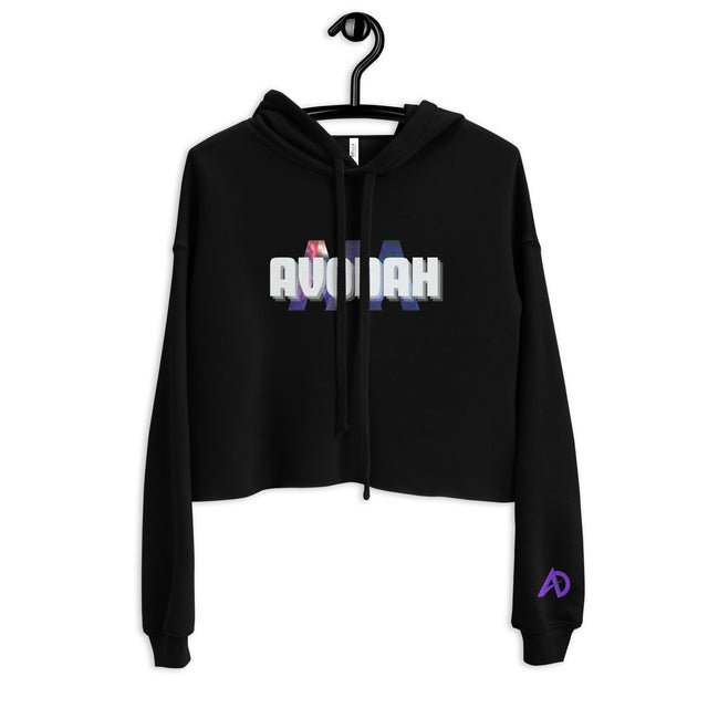 Galaxy Crop Hoodie – Limitless Style, Faith - Fueled Statement - Avodah Dynamics