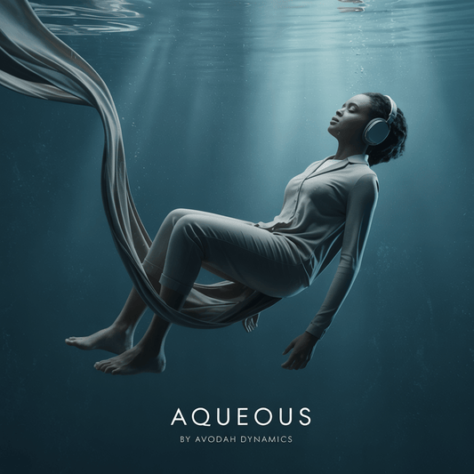 AQUEOUS Digital Bundle cover featuring Christian focus music and faith-based leadership eBook for Avodah Dynamics.