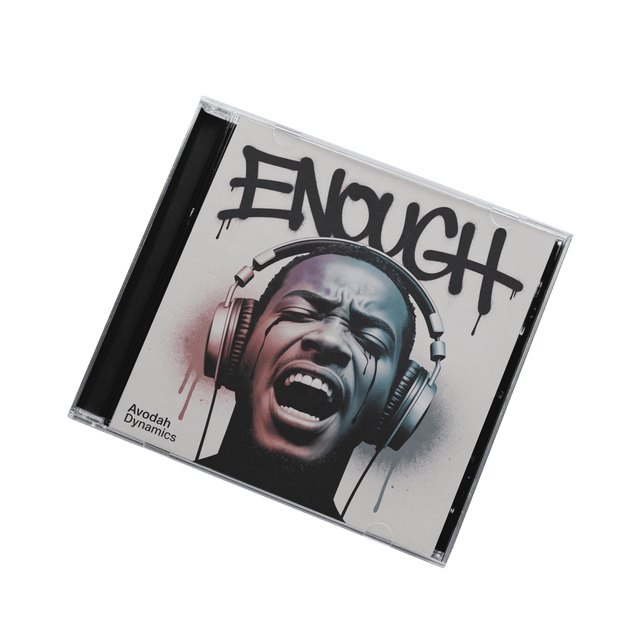 ENOUGH CD and Digital Bundle cover art, featuring raw, introspective Christian music and leadership tools from Avodah Dynamics.
