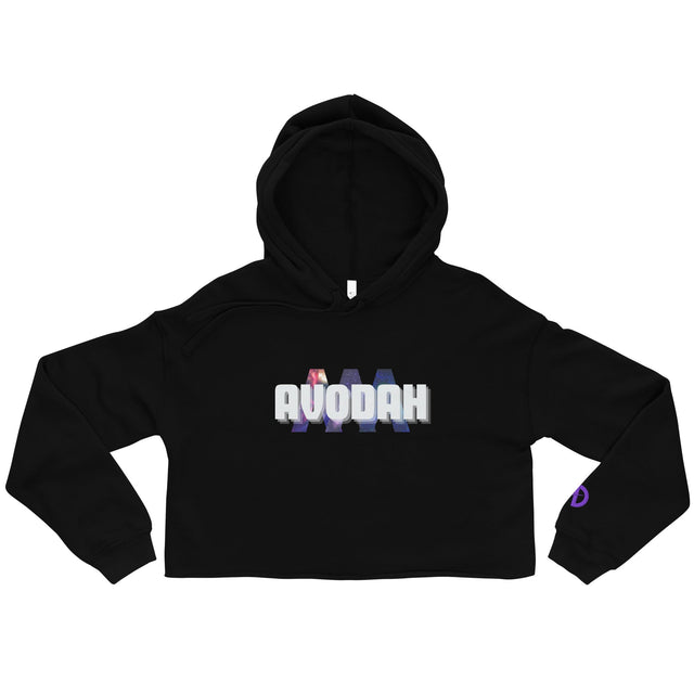Galaxy Crop Hoodie – Limitless Style, Faith - Fueled Statement - Avodah Dynamics