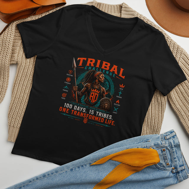 Women’s relaxed v - neck t-shirt - Avodah Dynamics