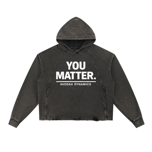 YOU MATTER Hoodie Bundle | Christian Streetwear & Mental Health eBook - Avodah Dynamics